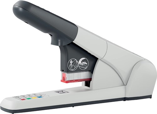 Leitz Heavy Duty nietmachine 5551, niet 80 vel, voor K6, K8, K10 en K12 nietcassettes, zilver 1 Stuk