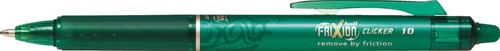 Pilot balpen FriXion Ball Clicker 10 groen