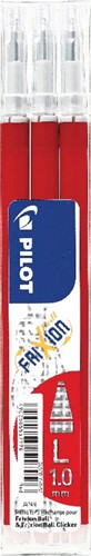 Pilot recharge pour FriXion Ball/Clicker, rouge, étui de 3 pièces