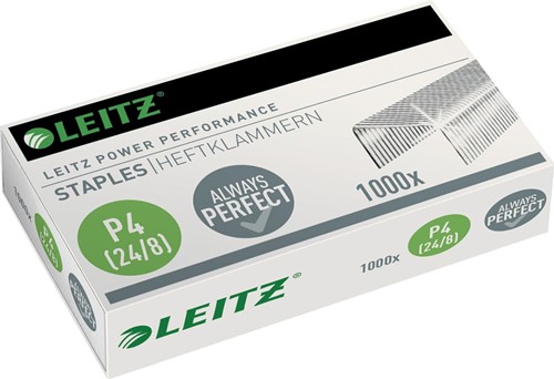 Leitz nietjes 24/8, doos met 1000 nietjes 1000 Stuk