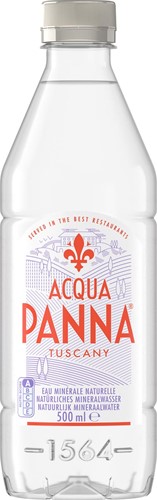 Acqua Panna eau minérale naturelle, non pétillante, bouteille de 50 cl, paquet de 24 pièces