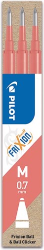 Pilot recharge pour Frixion Ball et Frixion Ball Clicker rose corail, boîte de 3 pièces
