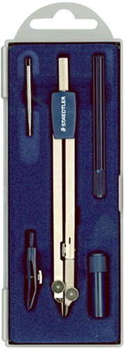 Staedtler Compas Mars 559 Arco coffret 5 pièces: compas avec étui-mines, tire-ligne et pointe 1 Stuk