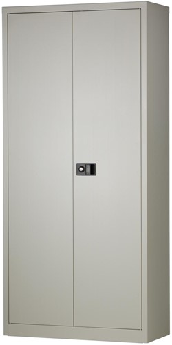 Bisley armoire à portes battantes, ft 195 x 91,4 x 40 cm (h x l x p), 4 tablettes, gris
