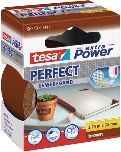 Tesa Extra Power Perfect, ft 38 mm x 2,75 m, brun