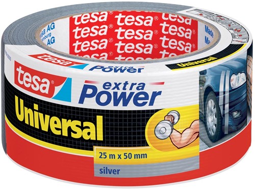 Tesa Extra Power Universal, ft 50 mm x 25 m, gris 1 Rol