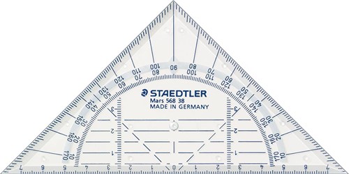 Staedtler geodriehoek, ft 16 cm 1 Stuk