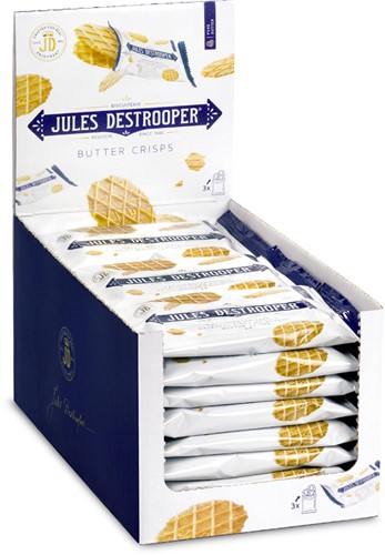 Jules Destrooper boterwafels, per 3 1 Stuk