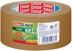 Tesa ruban adhésif d'emballage Paper, ft 50 mm x 50 m, en papier, brun 1 Stuk