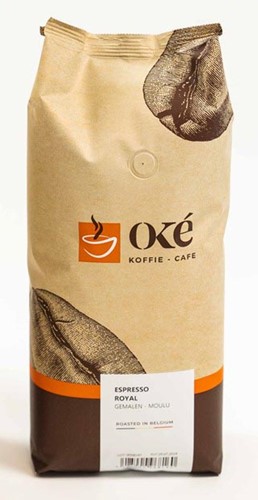 Oké café, moulu, sachet de 1 kg, Espresso Royal