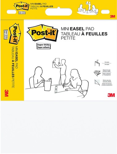 Post-it mini meeting chart, ft 45,7 cm x 38,1 cm, blanco