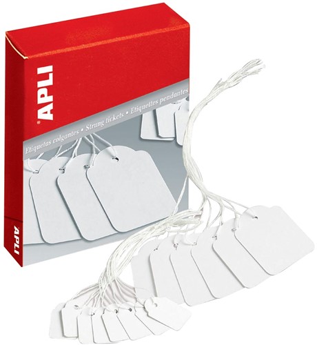 Apli étiquettes à fil ft 8 x 19 mm (l x h) (381), boîte de 1.000 pièces