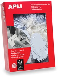 Apli étiquettes à fil ft 7 x 19 mm (l x h) (383), boîte de 1.000 pièces 1000 Stuk