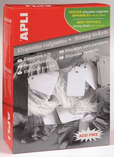 Apli étiquettes à fil ft 13 x 20 mm (l x h) (387), boîte de 1.000 pièces 1000 Stuk