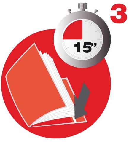 Apli Couvre-livres ajustable, pour ft A4, blister de 3 pièces