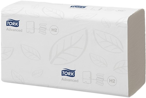 Tork essuie-mains en papier Xpress, multifold, 2 plis, 190 feuilles, système H2, paquet de 20 pièces