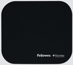 Fellowes Muismat Microban zwart 1 Stuk