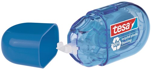 Tesa dérouleur de correction mini, bleu