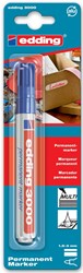 Edding marqueur permanent 3000 bleu, sous blister 1 Stuk