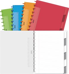 Atoma Trendy cahier, ft A4, 144 pages, ligné, transparant blauw