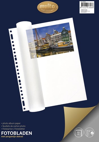 Multo fotopapier, ft A4, 23-gaats, pak van 20 vel