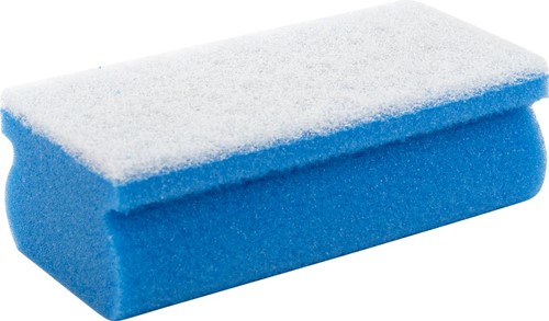 Primesource éponge abrasif, bleu/blanc, paquet de 10 pièces 10 Stuk