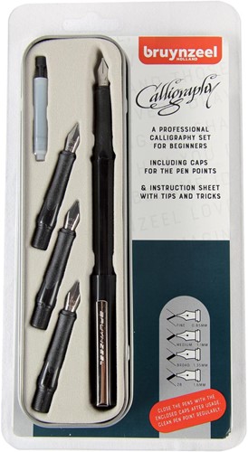 Bruynzeel set calligraphie 8 pièces