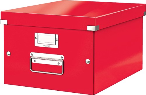 Leitz WOW boîte de rangement Click & Store, ft M, rouge