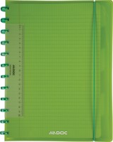 Adoc Colorlines schrift, ft A4, 144 bladzijden,commercieel geruit, geassorteerde kleuren-3