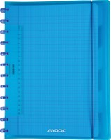 Adoc Colorlines schrift, ft A4, 144 bladzijden,commercieel geruit, geassorteerde kleuren-2