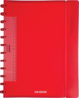Adoc Colorlines schrift, ft A4, 144 bladzijden,commercieel geruit, geassorteerde kleuren-3