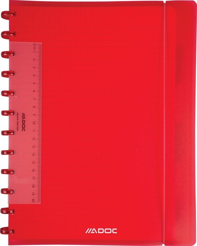 Adoc Colorlines schrift, ft A4, 144 bladzijden,commercieel geruit, geassorteerde kleuren-3