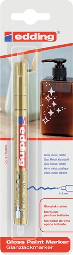 Edding paintmarker e-751 Professional goud, op blister 1 Stuk