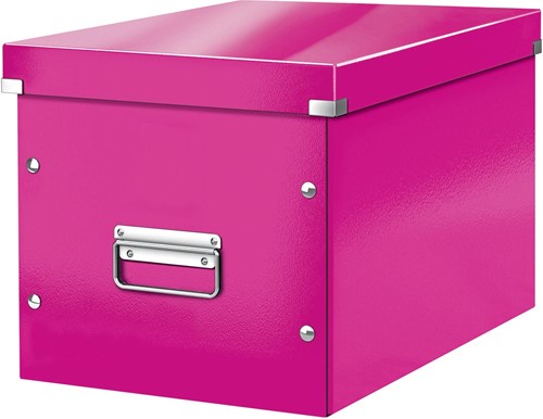 Leitz Click & Store kubus grote opbergdoos, roze