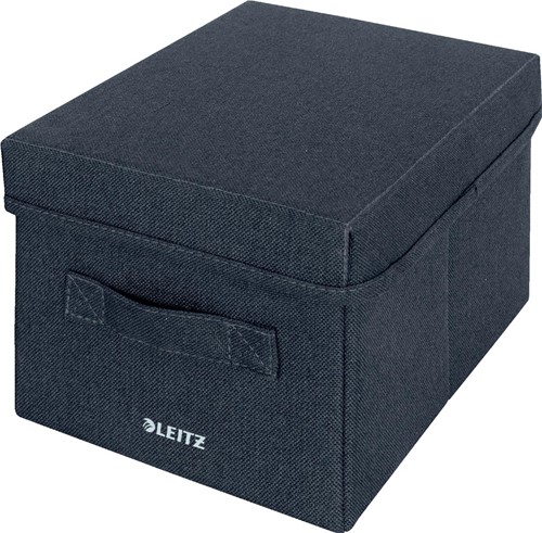 Leitz stoffen boîte de rangement, small, gris, set de 2 pièces