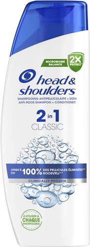 Head & Shoulders 2 en 1 Classic shampoo, bouteille de 300 ml