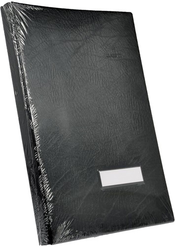 Class'ex handtekenmap, plastic omslag, zwart