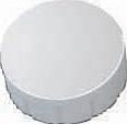 MAUL magneet Solid, 15 mm, trekkracht 150 gr, doos van 10 stuks, wit 10 Stuk