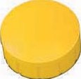 MAUL magneet Solid, 15 mm, trekkracht 150 gr, doos van 10 stuks, geel 10 Stuk