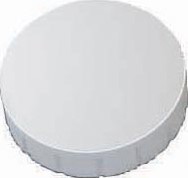 Maul Aimant Solid, 24 mm, 600 gr, boîte de 10 pièces, blanc