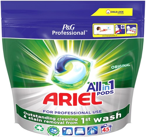 Ariel Professional Formula All-in-1 Original capsules,  paquet de 45 pièces