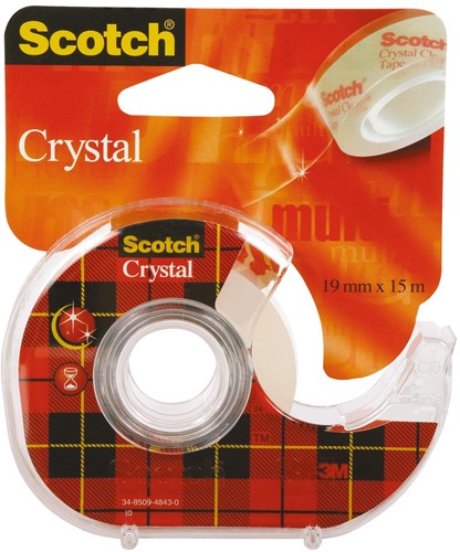 Scotch ruban adhésif Crystal ft 19 mm x 15 m