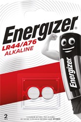 Energizer knoopcel LR44/A76, blister van 2 stuks