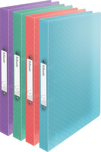 Esselte Colour'Breeze classeur à anneaux, 2 anneaux, PP, ft A4, avec farde souple, assorti