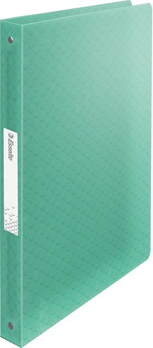 Esselte Colour'Breeze ringmap, 4 ringen, PP, ft A4, met soepele kaft, groen