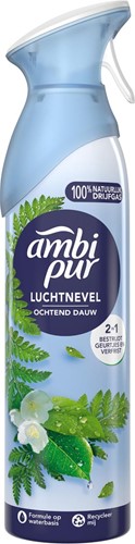 Ambi Pur luchtverfrisser ochtend dauw, spray van 185 ml