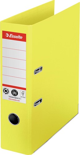 Esselte No.1 classeur à levier, A4, dos de 7,5 cm, jaune