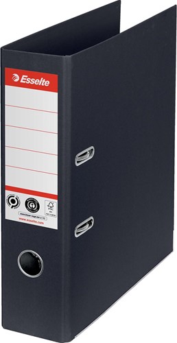 Esselte No.1 classeur à levier, A4, dos de 7,5 cm, noir