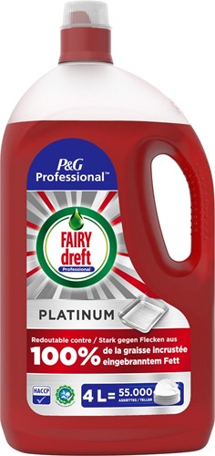 FAIRY dreft Professional détergent Platinum, bouteille de 4 l