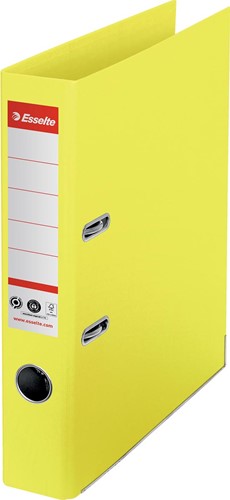 Esselte No.1 classeur à levier, A4, dos de 5 cm, jaune